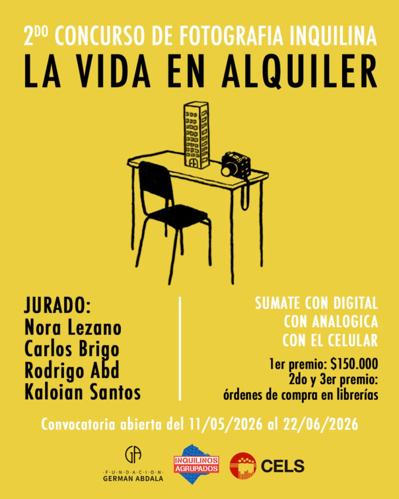 Volante del 2do concurso de fotografía inquilina - La vida en alquiler